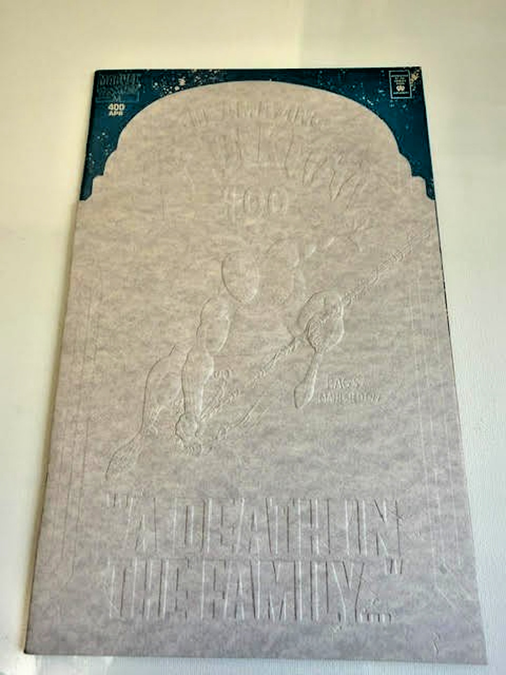 Amazing Spider-Man #400 1995 Marvel Embossed Die-Cut Tombstone Cover